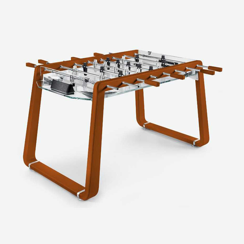 Italian light luxury table football luxury crystal glass football machine modern simple indoor club entertainment furniture
