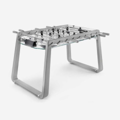 Italian light luxury table football luxury crystal glass football machine modern simple indoor club entertainment furniture