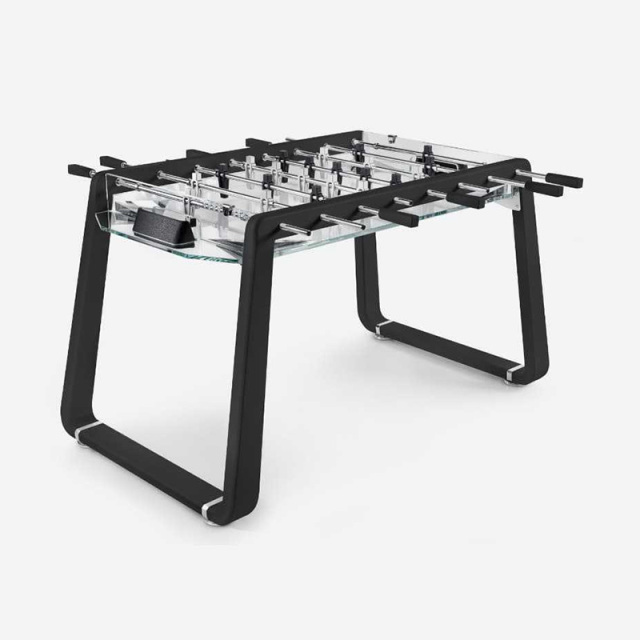 Italian light luxury table football luxury crystal glass football machine modern simple indoor club entertainment furniture