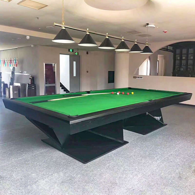 Pool table Standard household indoor American black 80% table tennis table 2 in 1 billiards case recreation room