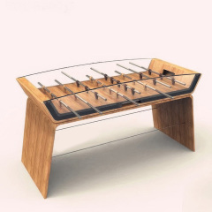 Newly designed transparent football machine table foot game table eight bar standard adult board game home party house game room