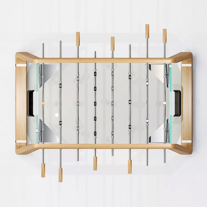Italian table football table game adult 8-bar two-player battle table entertainment indoor glass table football table