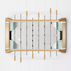 Italian table football table game adult 8-bar two-player battle table entertainment indoor glass table football table
