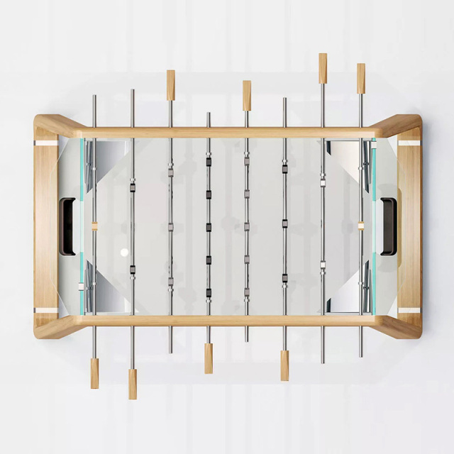 Italian table football table game adult 8-bar two-player battle table entertainment indoor glass table football table