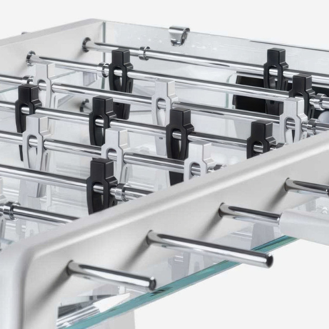Italian light luxury table football luxury crystal glass football machine modern simple indoor club entertainment furniture