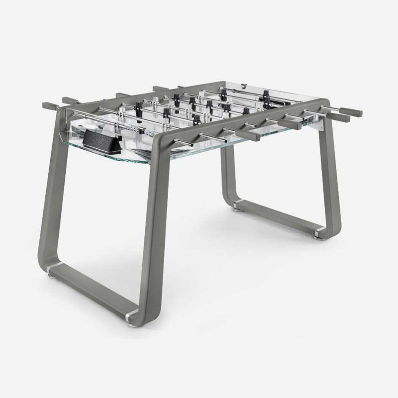 Italian light luxury table football luxury crystal glass football machine modern simple indoor club entertainment furniture
