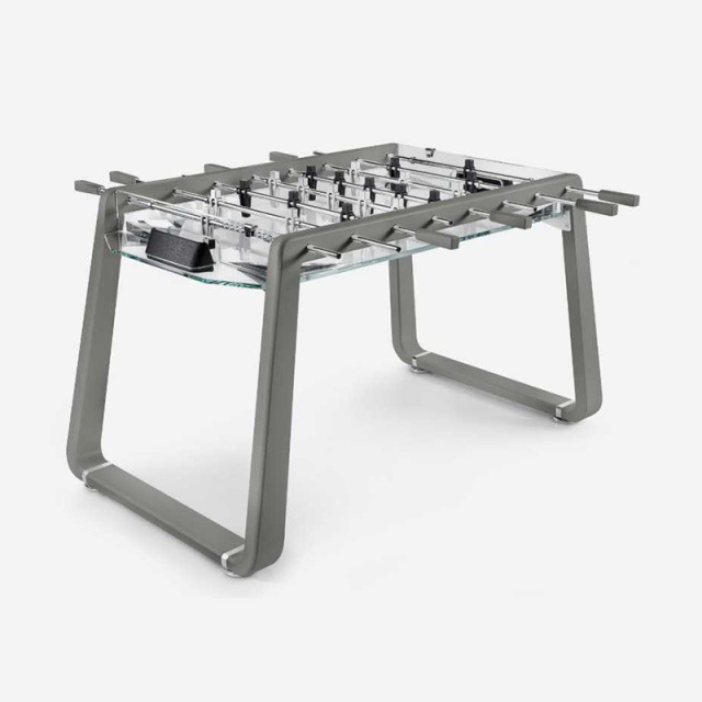 Italian light luxury table football luxury crystal glass football machine modern simple indoor club entertainment furniture