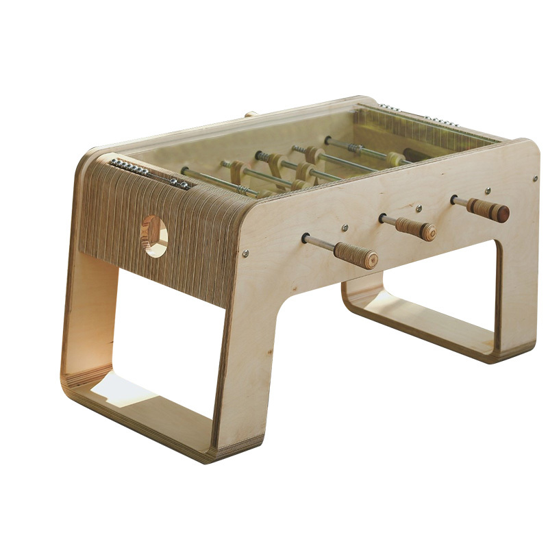 Table football pair vs. 8-bar Standard adult table football Villa family vs. handmade furniture