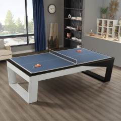 Standard billiard table Chinese black eight billiard table table table table three in one adult entertainment designer American high-end villa table three