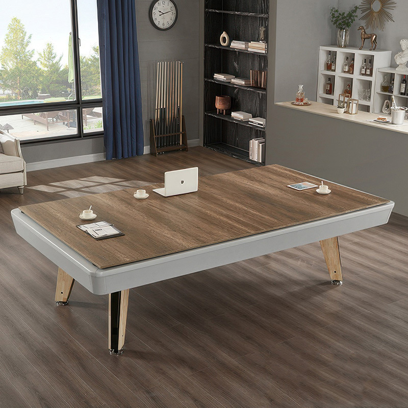 Standard billiard table Chinese black eight billiard table table table table three in one adult entertainment designer American high-end villa table three