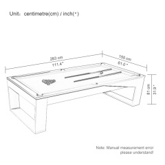 Standard billiard table Chinese black eight billiard table table table table three in one adult entertainment designer American high-end villa table three
