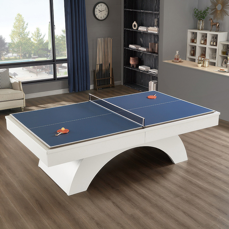 Standard billiard table Chinese black eight billiard table table table table three in one adult entertainment designer American high-end villa table three