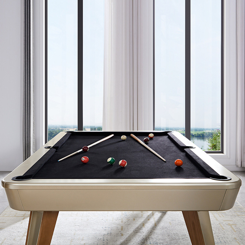 Standard billiard table Chinese black eight billiard table table table table three in one adult entertainment designer American high-end villa table three