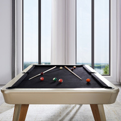 Standard billiard table Chinese black eight billiard table table table table three in one adult entertainment designer American high-end villa table three