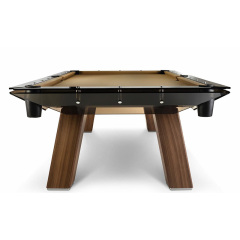 Pool table Standard Chinese black eight tempered glass table adult villa home high-end nine feet solid wood legs