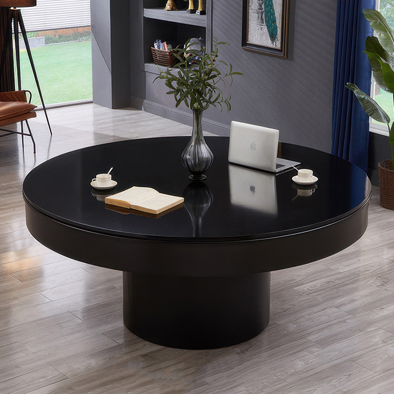 Round billiard table Standard household multi-functional billiard table conference table 2-in-1 high-end solid wood billiard table