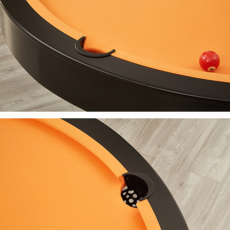 Round billiard table Standard household multi-functional billiard table conference table 2-in-1 high-end solid wood billiard table