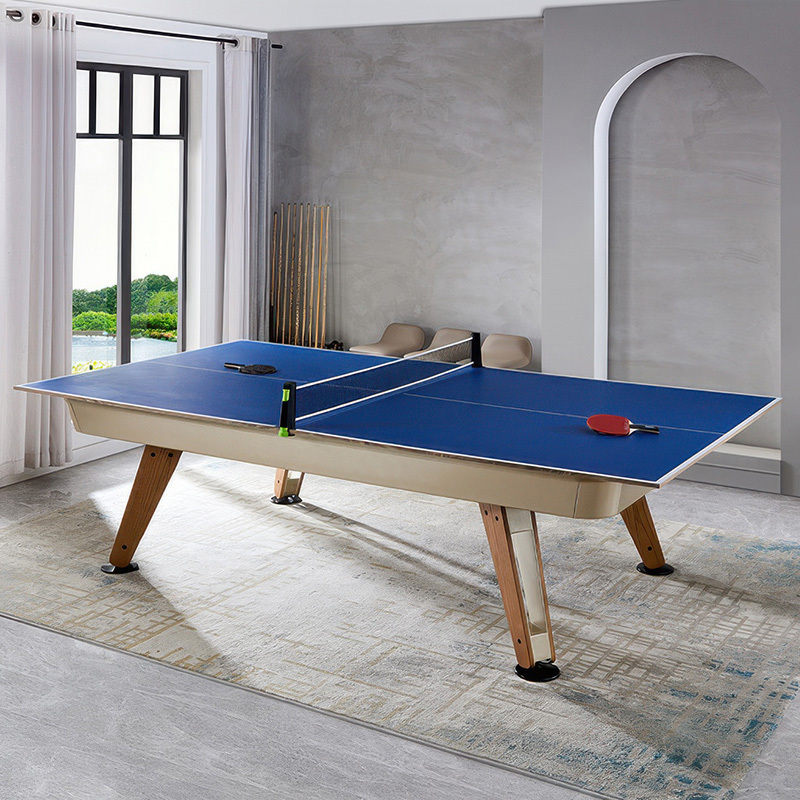 Standard billiard table Chinese black eight billiard table table table table three in one adult entertainment designer American high-end villa table three