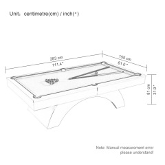 Standard billiard table Chinese black eight billiard table table table table three in one adult entertainment designer American high-end villa table three
