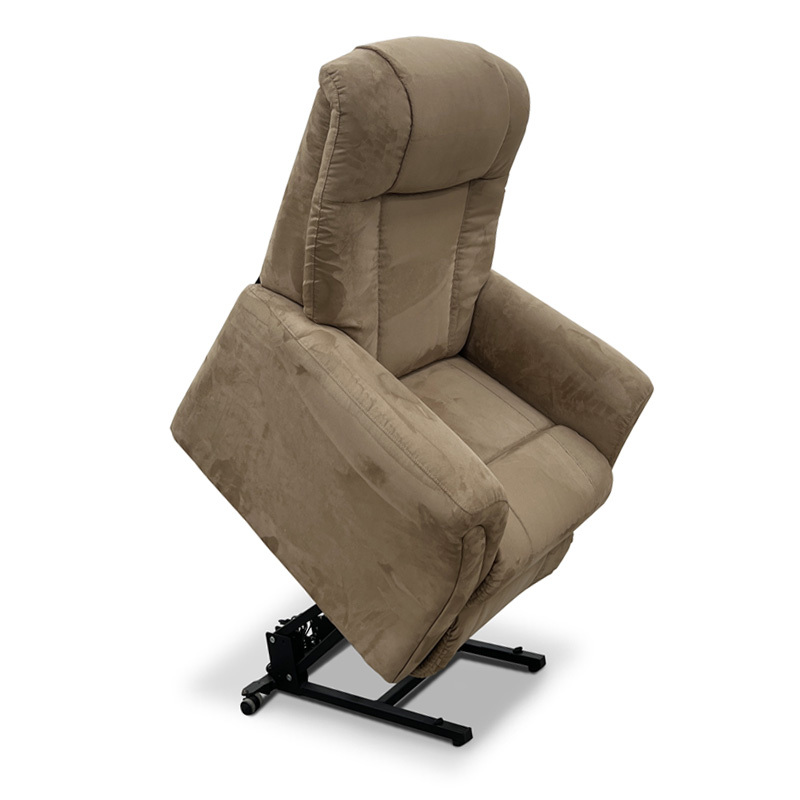 Full fabric comfortable assistance station sofa for the elderly, special assistance station chair for the elderly home small multi-functional remote control sofa recliner