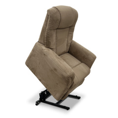 Full fabric comfortable assistance station sofa for the elderly, special assistance station chair for the elderly home small multi-functional remote control sofa recliner