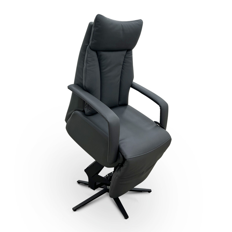 Contact surface cowhide fabric comfortable three silent motors electric assistance station sofa for the elderly, special assistance station chair for the elderly home small multi-functional remote control sofa recliner