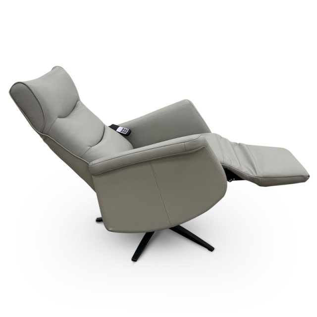 Contact surface cowhide fabric comfortable three silent motors electric assistance station sofa for the elderly, special assistance station chair for the elderly home small multi-functional remote control sofa recliner