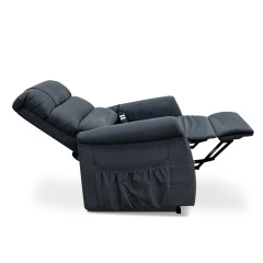 Full fabric comfortable double electric assistance station sofa for the elderly, special assistance station chair for the elderly home small multi-functional remote control sofa recliner