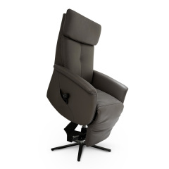 Contact surface cowhide fabric comfortable three silent motors electric assistance station sofa for the elderly, special assistance station chair for the elderly home small multi-functional remote control sofa recliner