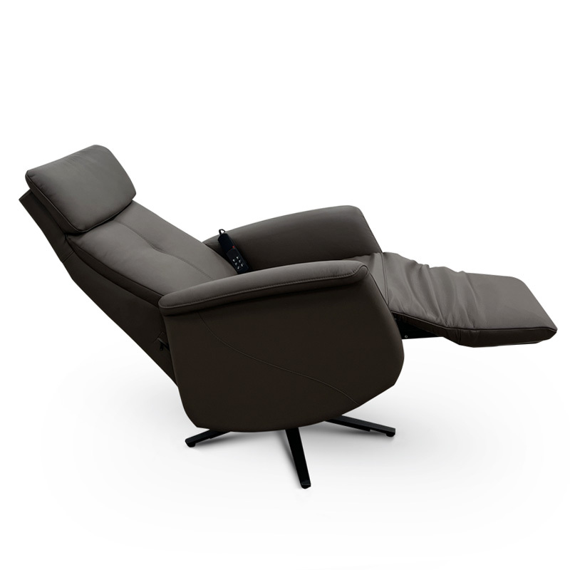 Contact surface cowhide fabric comfortable three silent motors electric assistance station sofa for the elderly, special assistance station chair for the elderly home small multi-functional remote control sofa recliner