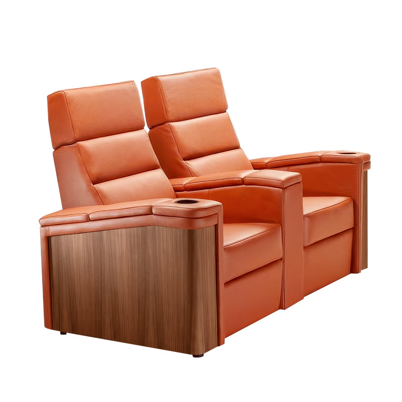 Two-seat and middle video room private cinema sofa luxury, all-electric stretching function