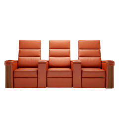 Three-seat and middle video room private cinema sofa luxury, all-electric stretching function