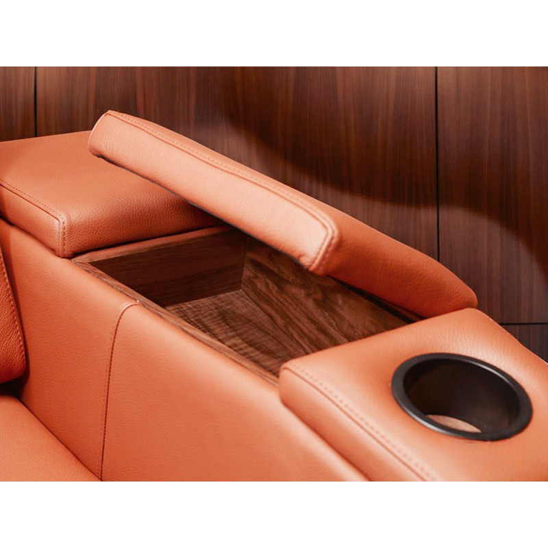 Two-seat and middle video room private cinema sofa luxury, all-electric stretching function