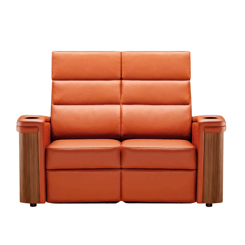 Two-seat and middle video room private cinema sofa luxury, all-electric stretching function