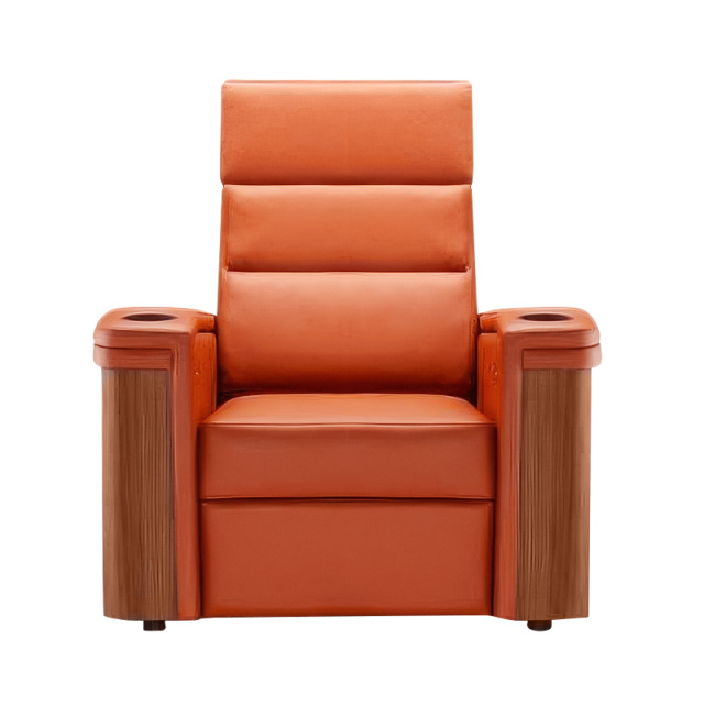 Single seat video room private cinema sofa luxury, all-electric stretching function
