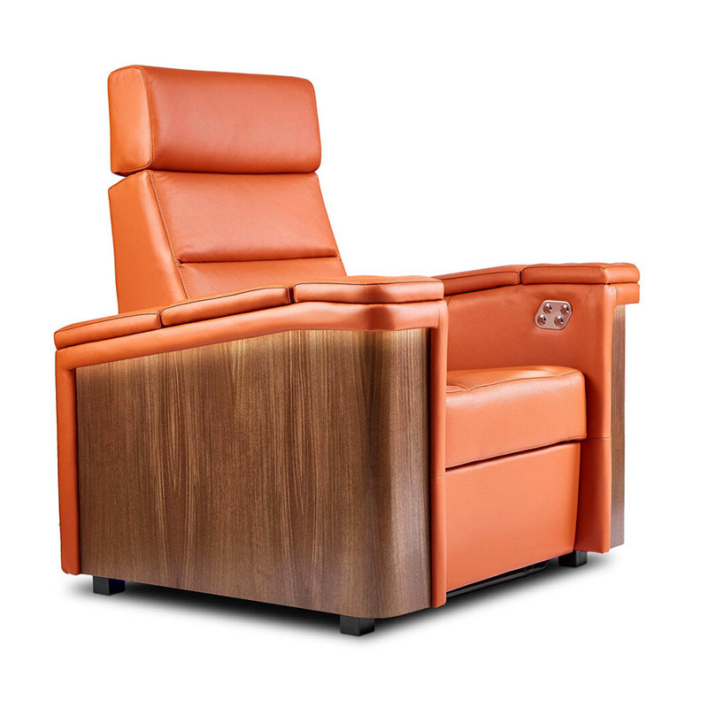 Single seat video room private cinema sofa luxury, all-electric stretching function