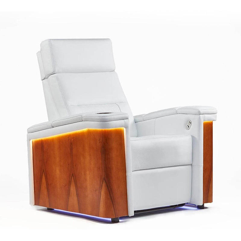 Single seat video room private cinema sofa luxury, all-electric stretching function