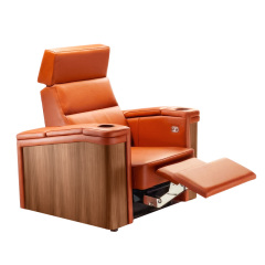 Single seat video room private cinema sofa luxury, all-electric stretching function