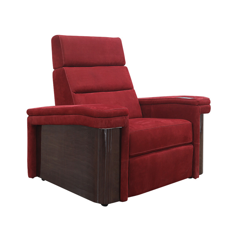 Single seat video room private cinema sofa luxury, all-electric stretching function