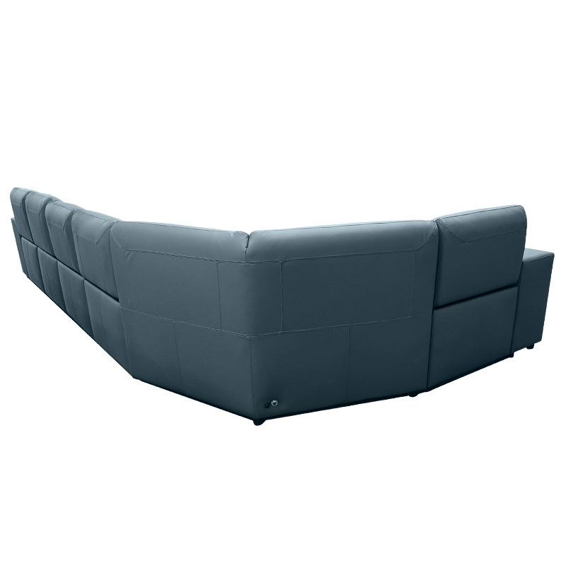 Five-seat and corner seat and 2 middle console video room private cinema sofa luxury, all-electric stretching function