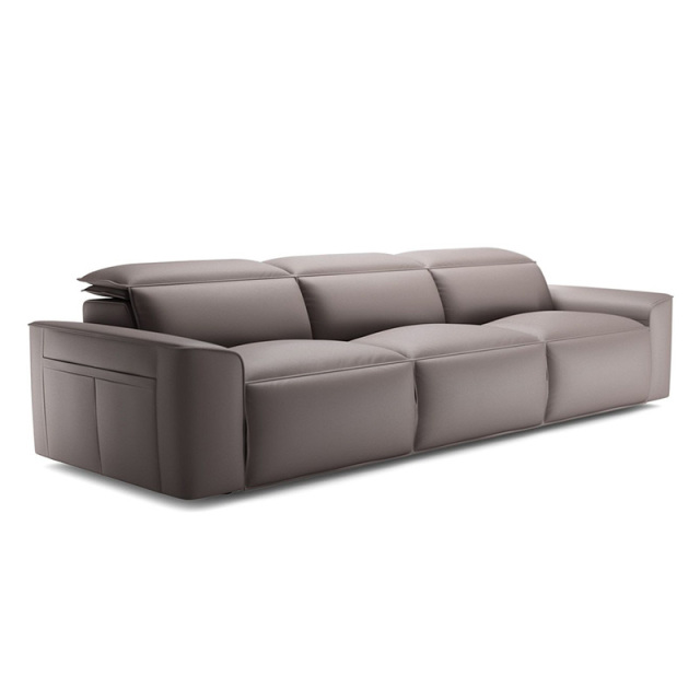 Three-seat video room private cinema sofa luxury, all-electric stretching function