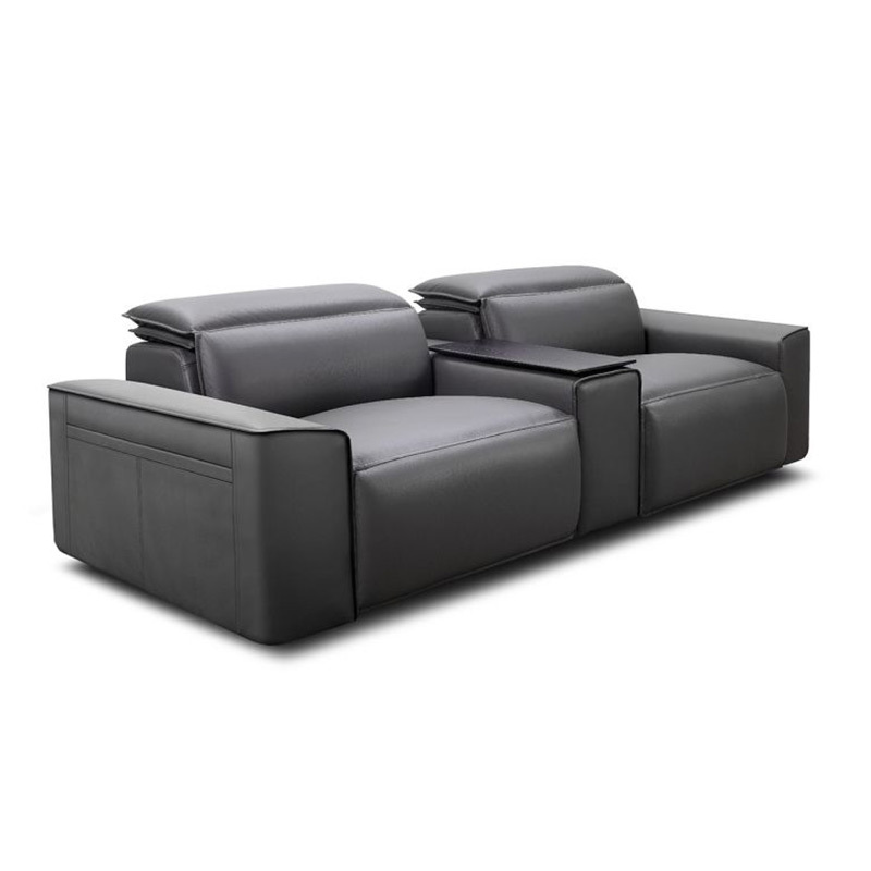 Two-seat and middle console video room private cinema sofa luxury, all-electric stretching function