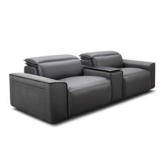 Two-seat and middle console video room private cinema sofa luxury, all-electric stretching function
