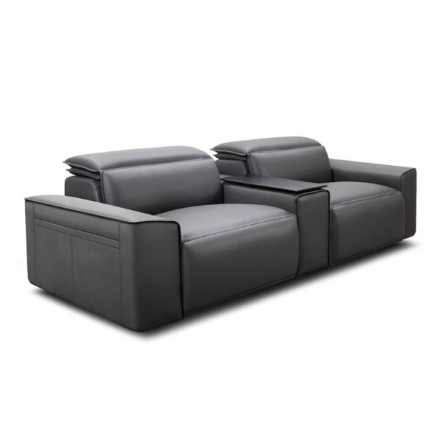 Two-seat and middle console video room private cinema sofa luxury, all-electric stretching function