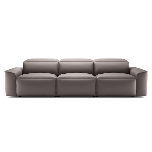 Three-seat video room private cinema sofa luxury, all-electric stretching function