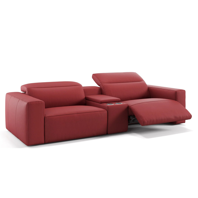 Two-seat and middle console video room private cinema sofa luxury, all-electric stretching function