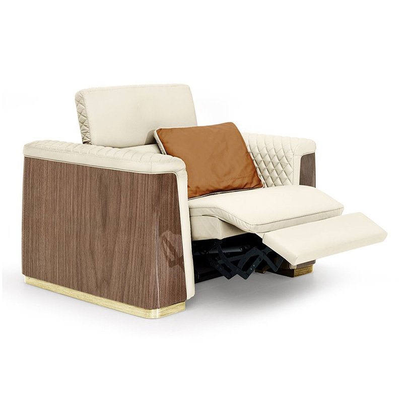 Single seat video room private cinema sofa luxury, all-electric stretching function