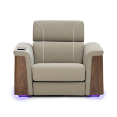Single seat video room private cinema sofa luxury, all-electric stretching function