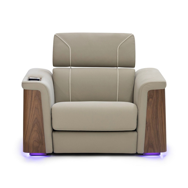 Single seat video room private cinema sofa luxury, all-electric stretching function