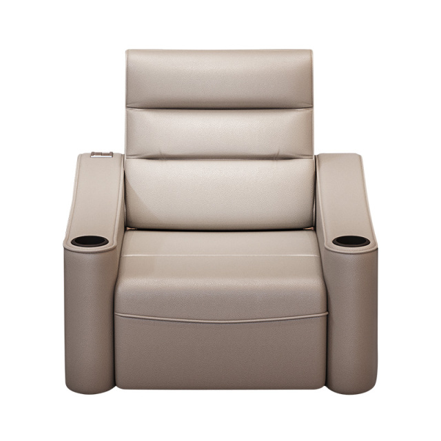Single seat video room private cinema sofa luxury, all-electric stretching function